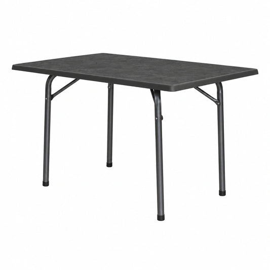 MFG Wetterfester Klapptisch 132x90 cm, platzsparend und höhenverstellbar, anthrazit