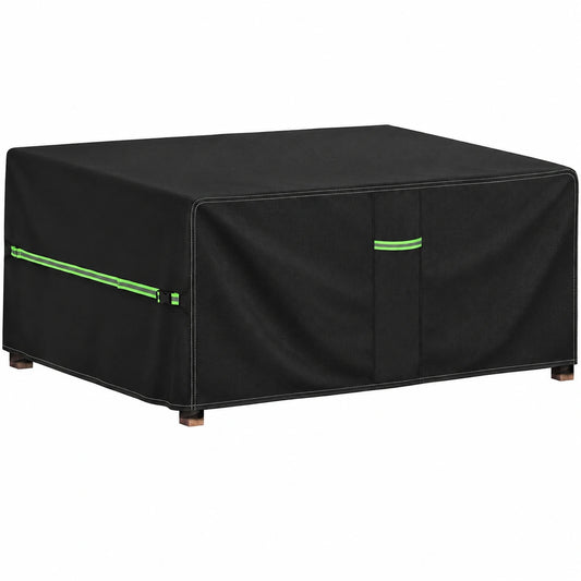 Wasserdichte Abdeckhaube für Gartenmöbel, 300x200x90 cm, Rattan-Set, 420D Oxford, Schutz für Terrassentisch und Stühle